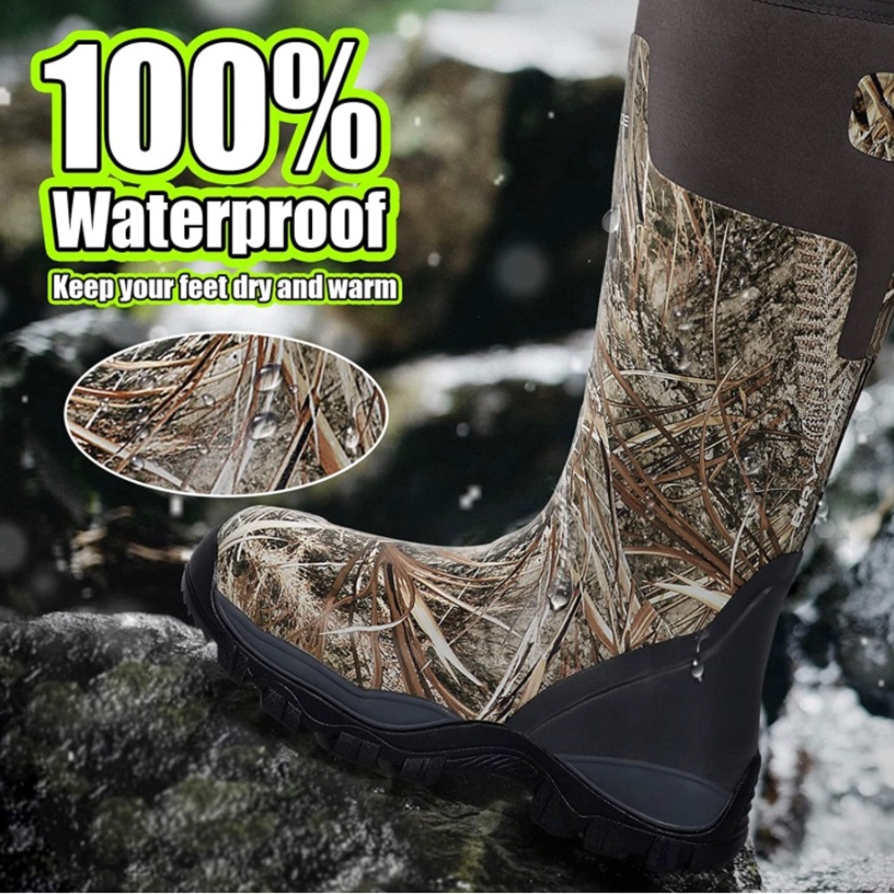 Camo Waterproof Rubber boots for Men and Women